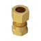 Everflow 3/8" O.D. COMP x 1/4" FIP Reducing Adapter Pipe Fitting, Lead Free Brass C66R-3814-NL - alternate 1